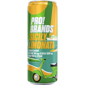 ProBrands BCAA Drink 330 ml citron (Sicily Limonata) (7350021424099)