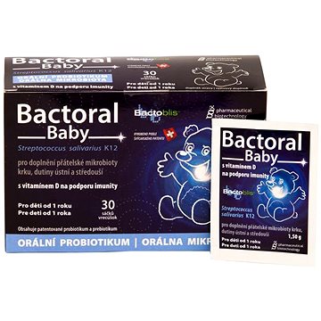 Favea Bactoral Baby s vitamínem D 30 tablet (4539301)