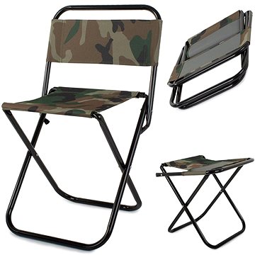 Verk 01670 Kempingová skládací židlička maskáč (35533)