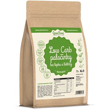 GreenFood Nutrition Low Carb palačinky bez lepku a laktózy, 500g (SPTgfn0017nad)