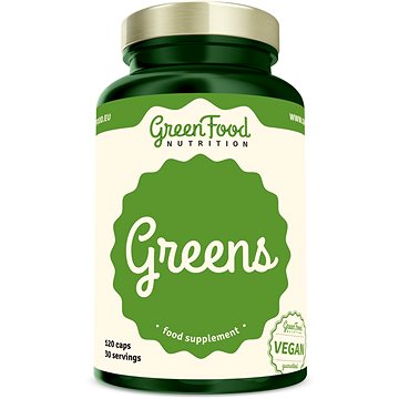 GreenFood Nutrition Greens 120 kapslí (8594193920297)