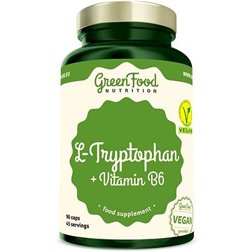 GreenFood Nutrition L-Tryptophan 90 kapslí (8594193920952)