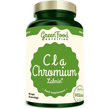 GreenFood Nutrition CLA+ Chrom Lalmin® 60 kapslí (8594193920518)