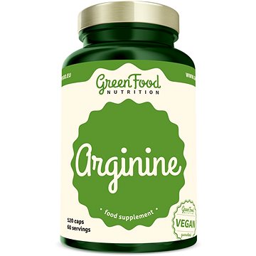 GreenFood Nutrition Arginin 120 kapslí (8594193920433)