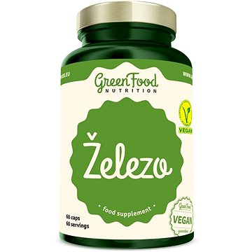 GreenFood Nutrition Železo 60 kapslí (8594193921775)