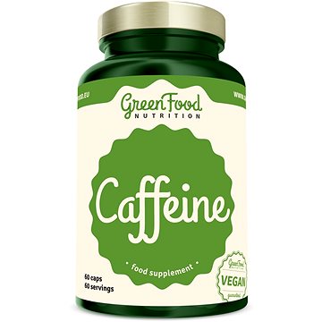 GreenFood Nutrition Kofein 60 kapslí (8594193920327)