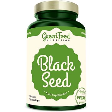 GreenFood Nutrition Black Seed 90 kapslí (8594193922123)