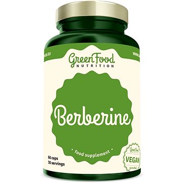 GreenFood Nutrition Berberine Hcl 60 kapslí (8594193922130)