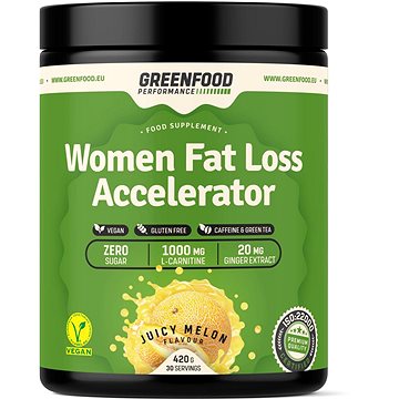 GreenFood Nutrition Performance Women Fat Loss Accelerator Juicy melon 420g (GF6008)