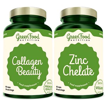 GreenFood Nutrition Collagen Beauty 60cps + Zinc Chelate 60 cps. (8594193928163)