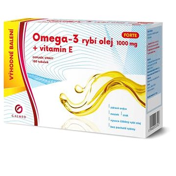 Galmed Omega 3 Forte rybí olej 180 tob. (8594058237027)