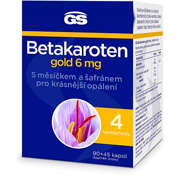 GS Betakaroten gold 6 mg, 90+45 kapslí (8595693300572)