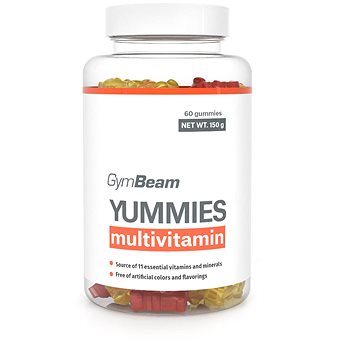GymBeam Multivitamin Yummies 60 kapslí, orange lemon cherry (8588007709697)