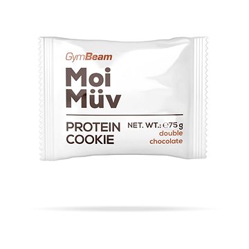 GymBeam MoiMüv Protein Cookie 75 g, dvojitá čokoláda (8586022212048)