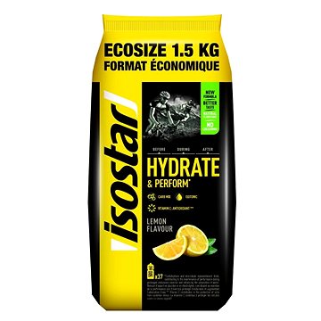 Isostar Hydrate & perform powder 1500g, citron (3175681191419)