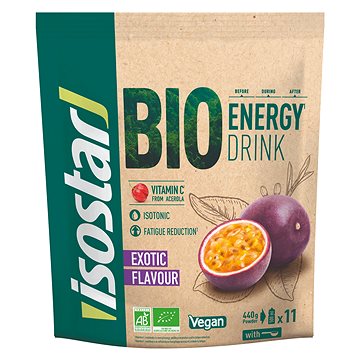 Isostar BIO Energetický nápoj v prášku 440 g Exotické ovoce (3175681281271)