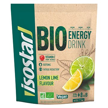 Isostar BIO Energetický nápoj v prášku 320 g Limeta a citron (3175681281288)
