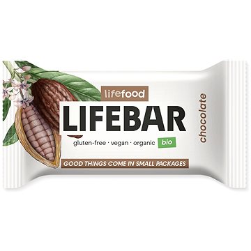 LIFEFOOD Lifebar tyčinka čokoládová RAW BIO (VT01204M)