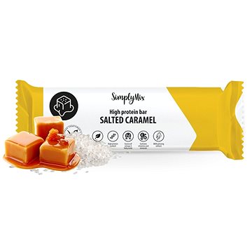 SimplyMix tyčinka 50g s příchutí slaného karamelu (8594196635730)