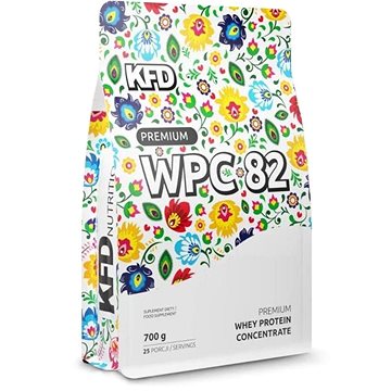 82% WPC Protein Bílá čokoláda a piškot 700 g Premium KFD (KF-WPC-014)