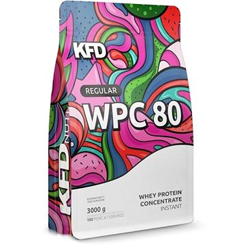 KFD 80% WPC protein 3000 g, regular+ (SPTkfdk05nad)
