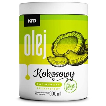 KFD Rafinovaný kokosový olej 900 ml (KF-VAR-016)