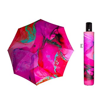 Doppler Magic Carbonsteel Marble Pink plně automatický deštník (744865M01)