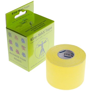 Kine-MAX SuperPro Rayon kinesiology tape žlutá (8592822000662)