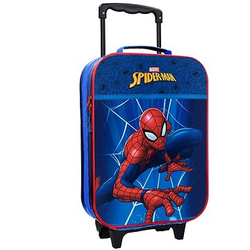 Cestovní kufr trolej Spiderman tmavě modrý (Va3838)
