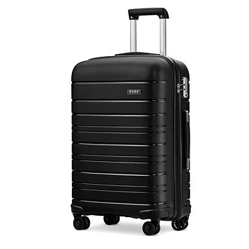 Kono Cestovní kufr 2091 černý M 65 cm (K2091L-BK-24)