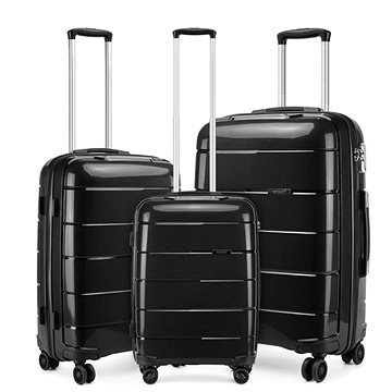Kono Sada 3 cestovních kufrů 1997 Černá S M L (K1997L-BK-20/24/28)