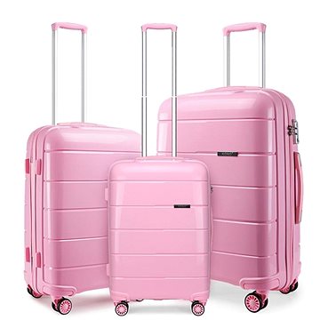 Kono Sada 3 cestovních kufrů 1997 Růžová S M L (K1997L-PK-20/24/28)