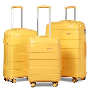 Kono Sada 3 cestovních kufrů 1997 Žlutá S M L (K1997L-YW-20/24/28)