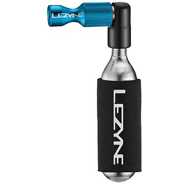Lezyne Trigger Drive CO2 Blue/ HI Gloss + 16g bombička (4712805990085)