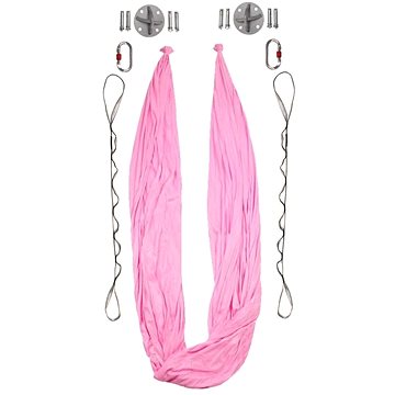 Merco Yoga Hammock síť pro jógu růžová (P42132)