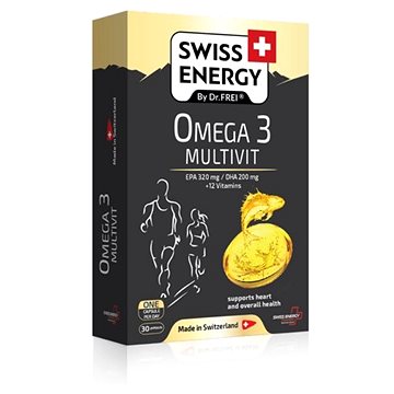 Swiss Energy Omega-3 Multivit 30 kapslí (7640162328395)