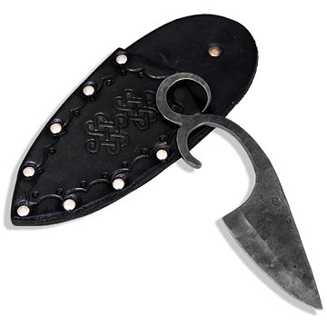 Madhammers Kovaný keltský nůž Tříprstý s pochvou (MAD-007-GH)
