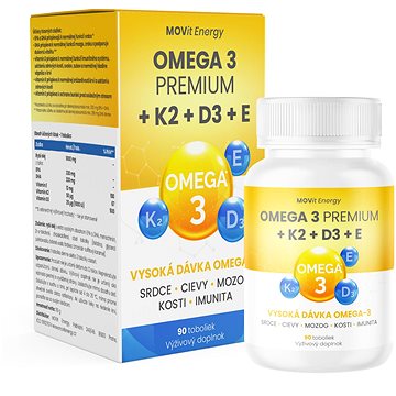 MOVit Omega 3 Premium+K2+D3+E, 90 tob. (4656782)