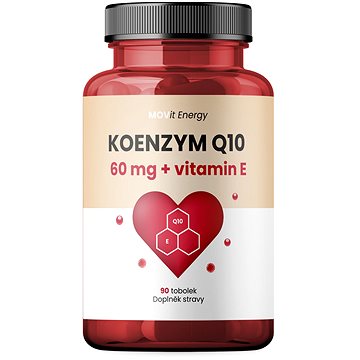 MOVit Koenzym Q10 60 mg + vitamin E, 90 tobolek (8594202100757)