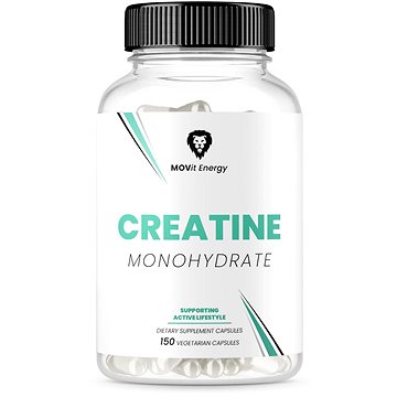 MOVit Kreatin monohydrát, 150 vegetariánských kapslí (8594202101396)