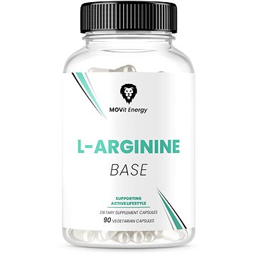 MOVit L-Arginin base, 90 vegetariánských kapslí (8594202101365)