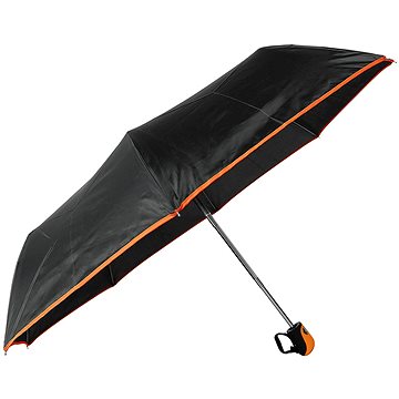 MPM Deštník Reina černý s oranžovým lemem - K06.3217.9060 (291665)