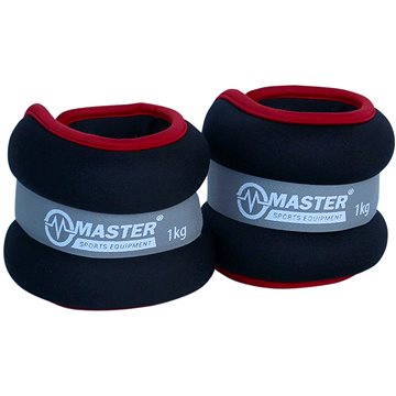 Kondiční zátěž na zápěstí a nohy Master 2 × 1 kg neopren (MAS4A061)