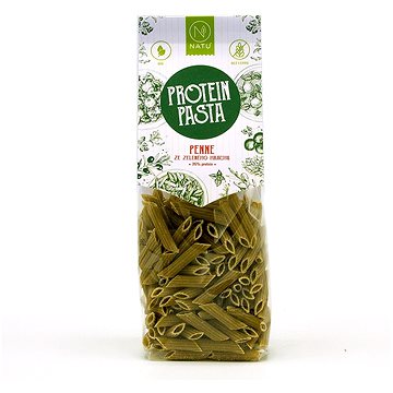 NATU Protein Pasta Penne ze zeleného hrachu BIO 250 g (8596299008442)