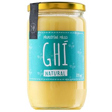 NATU Přepuštěné máslo ghí 720 ml (8596653804645)