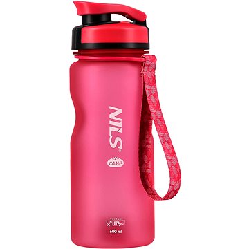 NILS CAMP Tritanová láhev na pití NC1740 – růžová, 600 ml (15-02-036)