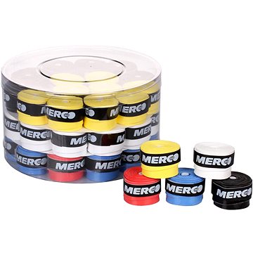 Merco Team overgrip omotávka tl. 05 mm/ box 50 ks mix barev (6534)