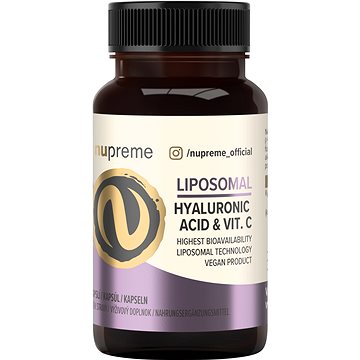 Nupreme Liposomal Kyselina Hyaluronová + Vitamín C 30 kapslí (8594176066585)