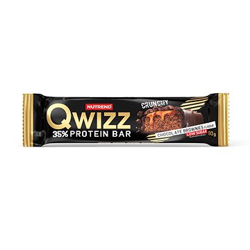 Nutrend QWIZZ Protein Bar 60 g, čokoládové brownies (VM-064-60-ČOB)