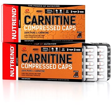 Nutrend Carnitine Compressed Caps, 120 kapslí, (8594073178862)